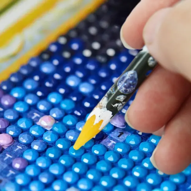 4 Pièces Nail Art Dotting Pens Point Drill Pen DIY Craft Strass Picker