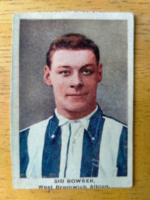 Sid Bowser West Brom DC Thomson Adventure Famous Club Colours & Players 1923