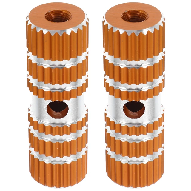 Paires De Pegs GT Old School BMX - Chrome, 100mm, Alésage 10mm - Acier Chromoly