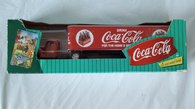Coca Cola Die Cast Metal Bank 1996 Ertl 1:64 Scale NOS