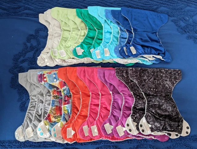 BumGenius Cloth Diaper Cover Infant Baby Diapers Shell Covers Lot Of 25