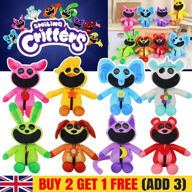 SMILING CRITTERS PLUSH Toy Cute CatNap Cartoon Stuffed Anime Game Fans ...