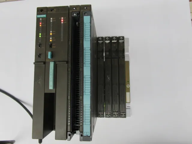 "Siemens" Simatic S7-400 CPU 413-2DP + PS407 + 32DI + 32DO + Baugruppenträger