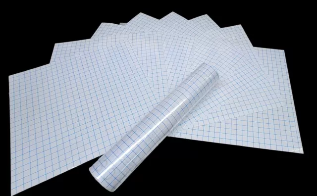 Clear Vinyl Transfer Tape Roll Adhesive Vinyl 12"x12ft Zero Residue 651 Sticker