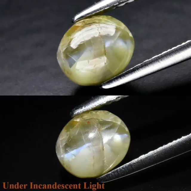 ★★   RARE !! CHRYSOBERYL OEIL DE CHAT DU SRI LANKA : 1,86 CARAT ★★ P245.129t