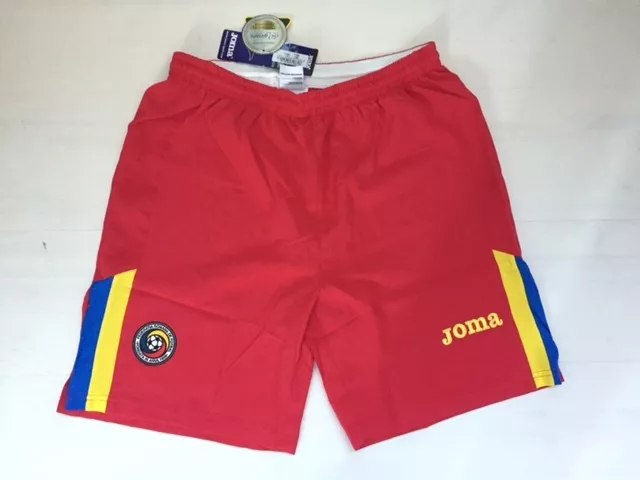 3480 Fw15 Joma Romania Rumania  Pantaloncini Pantaloncino Shorts Gara Red