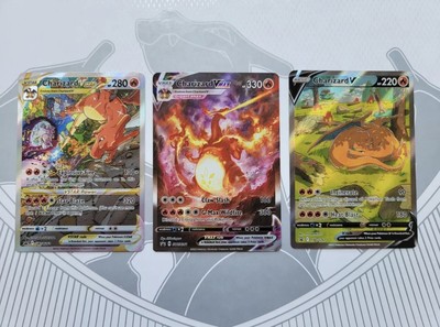 CHARIZARD (3) V Vmax Vstar Alt Art Ultra Premium Collection Pokémon à