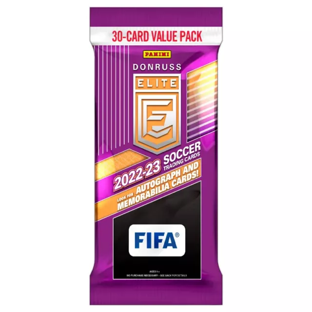 Carte collezionabili FIFA Donruss Elite 2022-2023 - 1 confezione di grassi