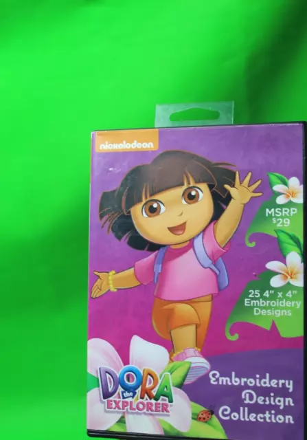 CD Brother SANICKDE Nickelodeon Dora la Exploradora Máquina PES Bordado Diseños