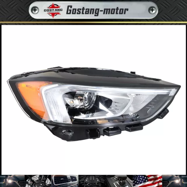 For 2019 2020 2021 Ford Edge Passenger RH Side Full LED Headlight Headlamp w/DRL