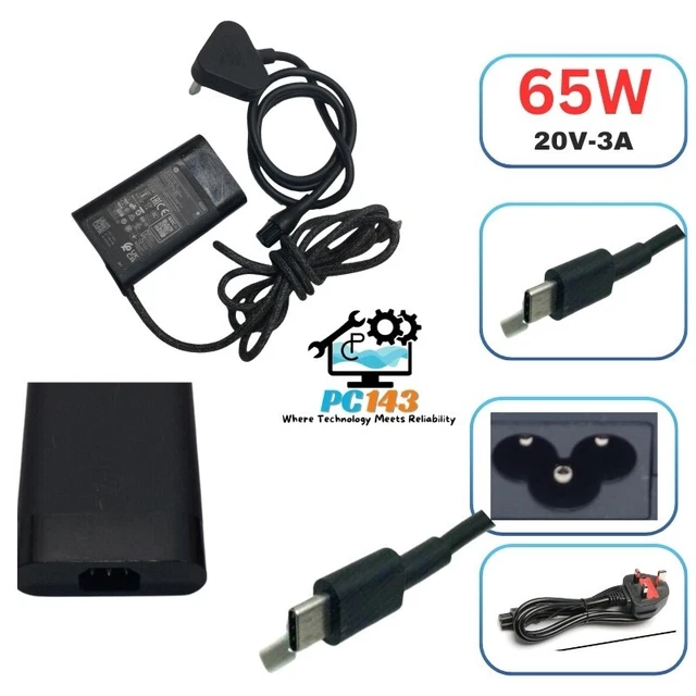 Chargeur HP USB-C ORIGINAL 45 Watts avec unetension modulable