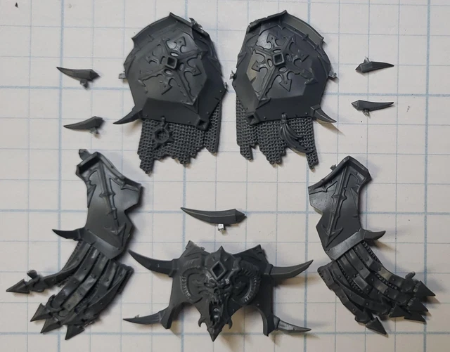 Age of Sigmar Slaves to Darkness Bits Chaos Lord Eternus Daemonic Steed Barding