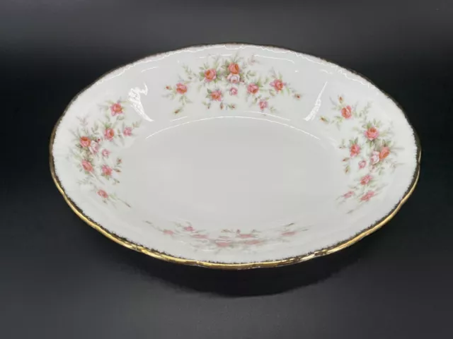 Paragon Victoriana Rose Oval Veggie Serving Bowl Bone China England a.