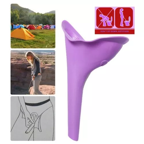 Female Woman Ladies She Urinal Urine Wee Funnel Portable Camping Travel Loo UK