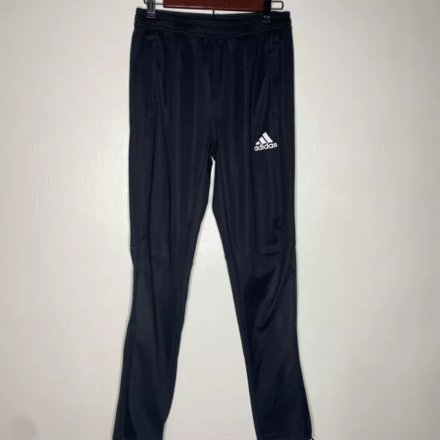 Adidas Tiro Track Goalkeeper Pants Unisex Size XL Youth Tapered Ankle Zip Black