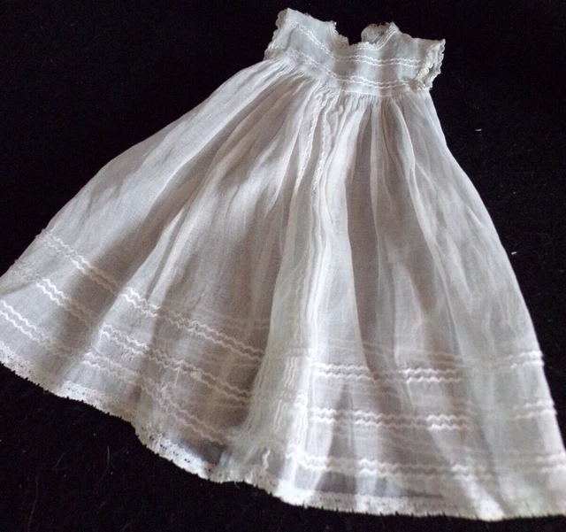 Robe De Poupée Vintage Taille 42 Cm – Jolie Tenue Habillage Poupon – Occasion En Bon état