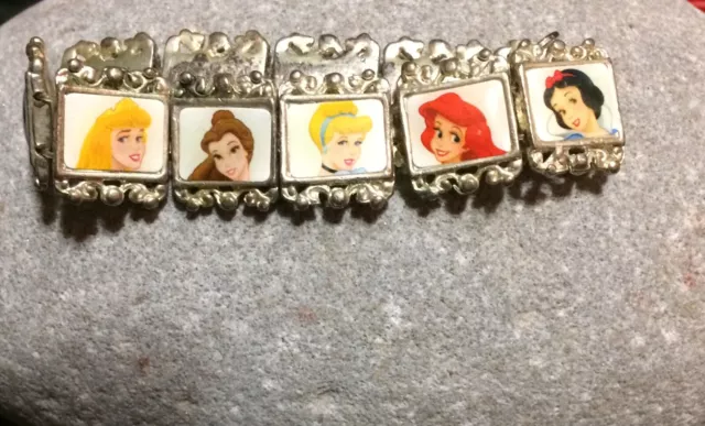 Walt Disney Vintage Bracelet With Heroes,Sleeping Beauty,Vintage Walt Disney 2