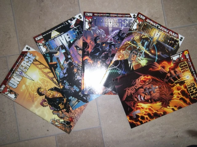 UNIVERSE volume 1 #1,4,6,7,8 2001-2002 first printing Image Comics lot bundle