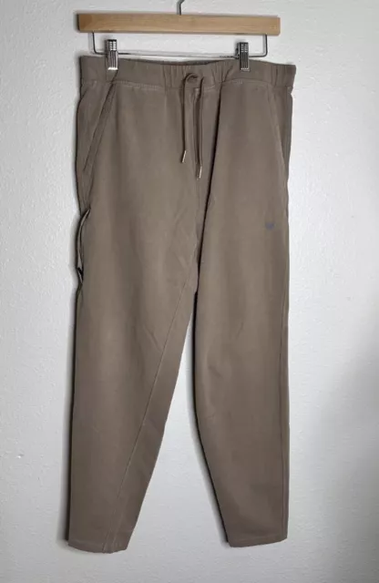 Mack Weldon Sweatpants Mens Medium Khaki Ace Tapered Joggers Cotton Blend Logo