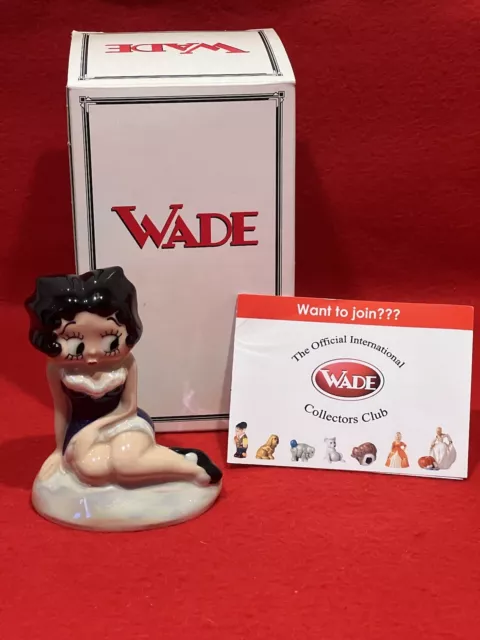 Wade Ceramics BETTY BOOP Figure WISCONSIN 1997 Limited Edition MINT