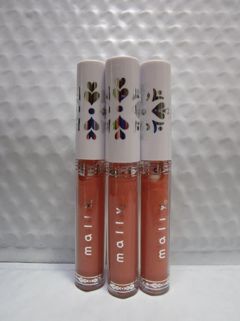 Mally Beauty Disney's Frozen Lipgloss Anna 0.06OZ NWOB 3PC LOT - HOLIDAY EDITION