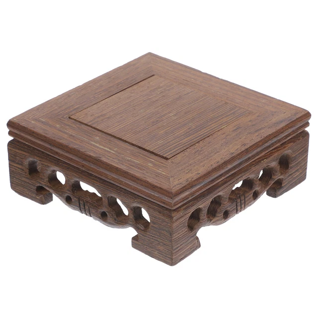 Support pour Plantes en bambou - Lot de 2 - Présentoir de Pot de Fleur
