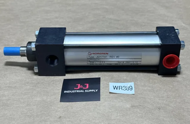 NEW NO BOX- IMI Norgren Pneumatic Cylinder A0177A1 Rev 3 1-1/2” Bore X 4” Stroke