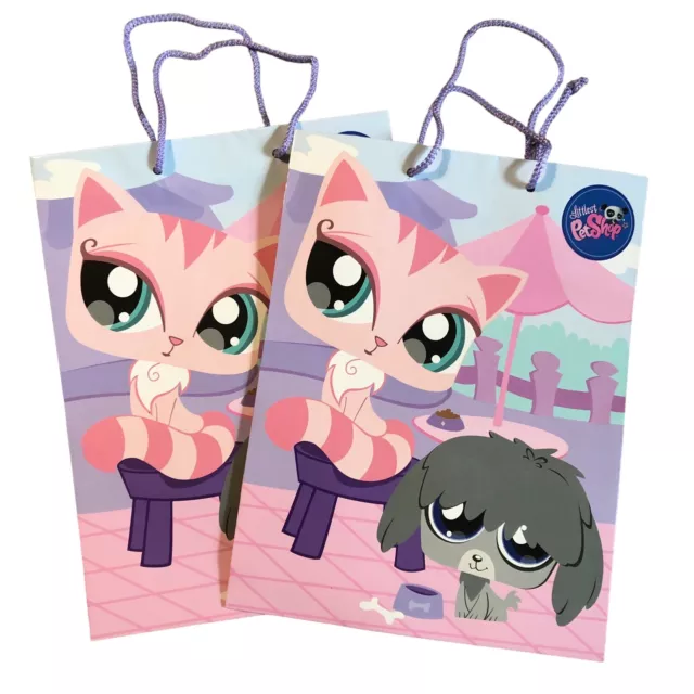 Littlest Pet Shop Gift Bags 10 X 13 New Set Of 2