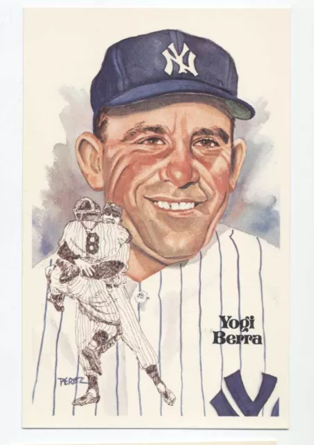 Ny Yankee Yogi Berra Unsigned  Perez Steele Post Card - 5.00  Special