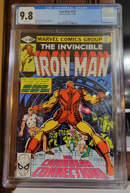 Iron Man #141  CGC 9.8 Bronze Age 1980 Nick Fury app MARVEL COMICS