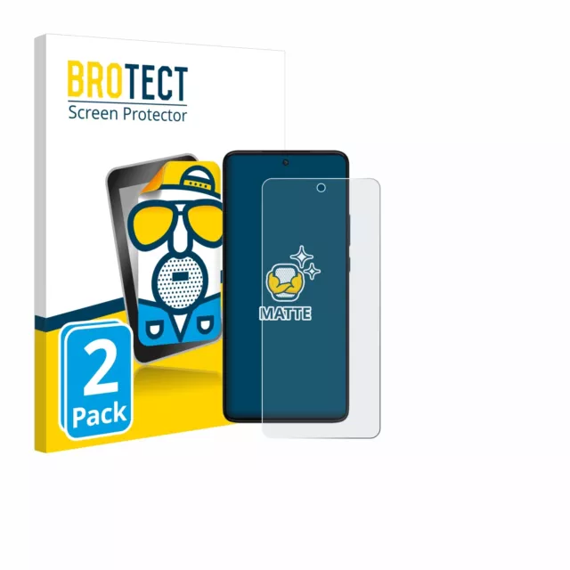 2x Antiriflesso Pellicola Protettiva Opaca per Motorola Moto G84 Protezione