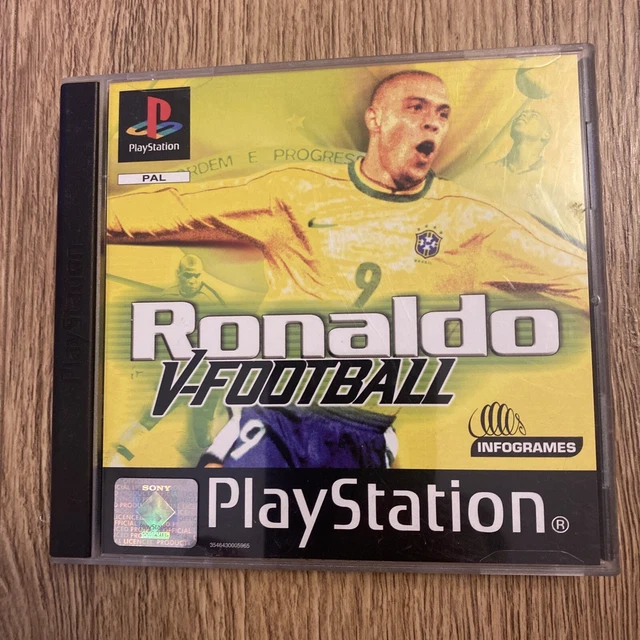 RONALDO V FOOTBALL Sony Playstation 1 PSOne PS1 Complete With