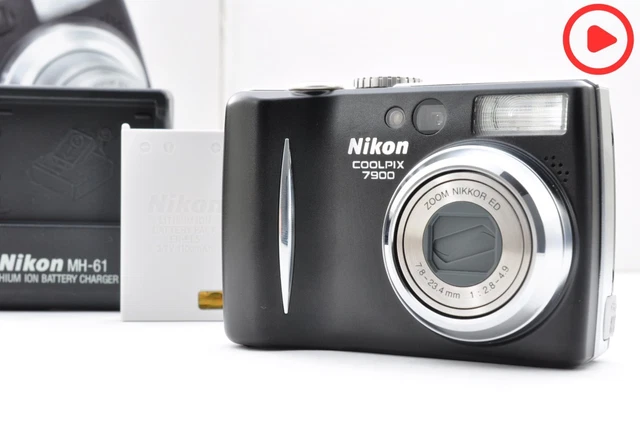 NIKON COOLPIX E7900 Compact Digital Camera Black From Japan