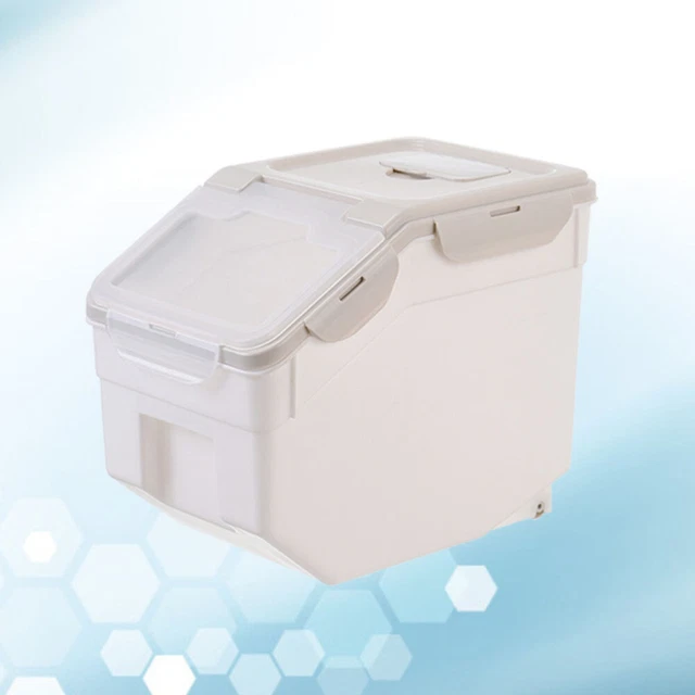 AIRTIGHT RICE CONTAINER Pet Food Storage Containers Cat Dog Box £24.59
