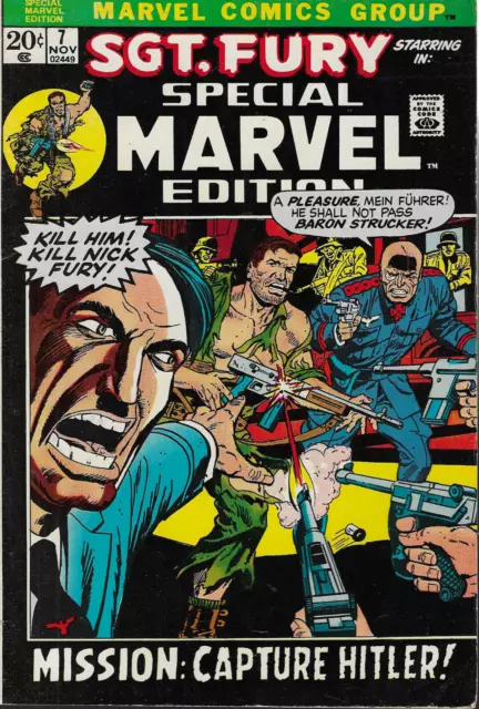 Special Marvel Edition No.7 / 1972 Sgt. Fury  and his Howling Commandos