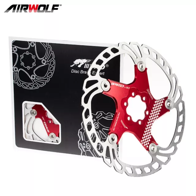 Bicycle Disc Brake Rotor 140 160 180 203mm Thickening Anodized Quick Cooling