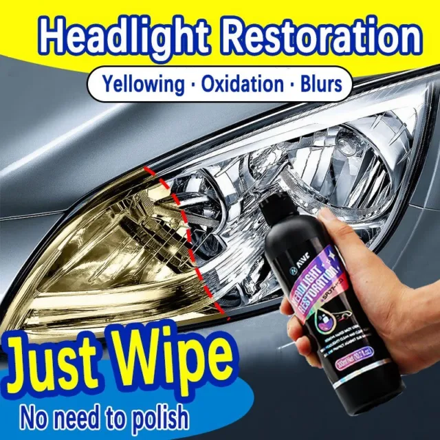 SUPER SHINE - Headlight Restoration Kit, Headlight Polish, Light Repair Cleaner