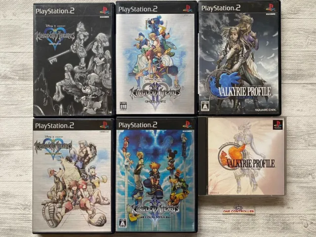 SONY PS 1 2 Kingdom Hearts Ⅰ＆ Ⅱ & Final Mix & Valkyrie Profile 1 2 from...