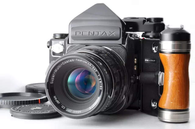PENTAX 67 TTL Late Model [Overhauled] + SMC Takumar 6x7 90mm F2.8 + Wood Grip