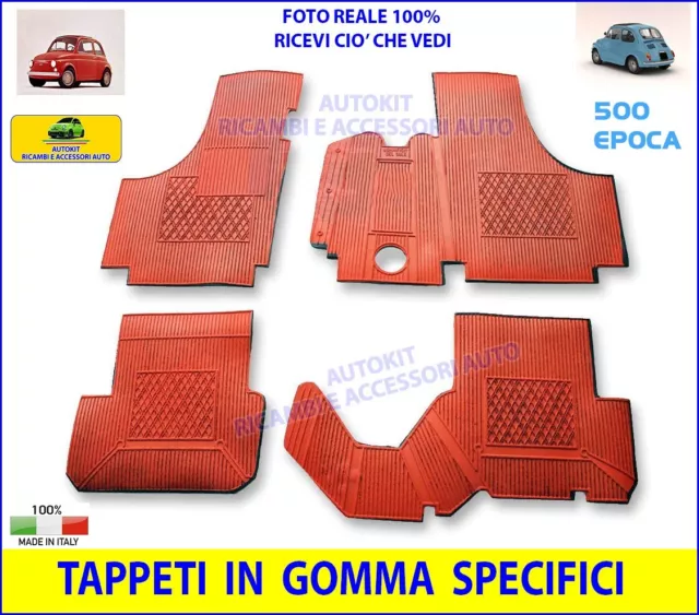 Set Tappeti in Gomma d'Epoca FIAT TIPO Beige - Superauto 464