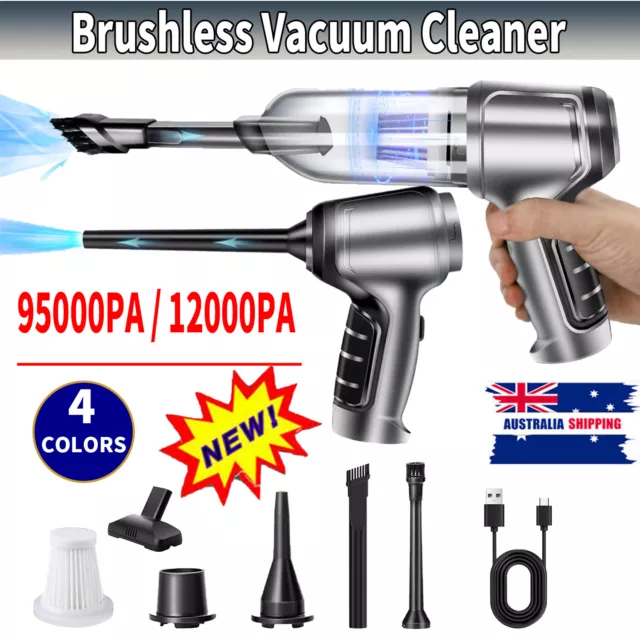 95000PA Cordless Handheld Home Car Vacuum Cleaner Portable Auto Wireless Duster