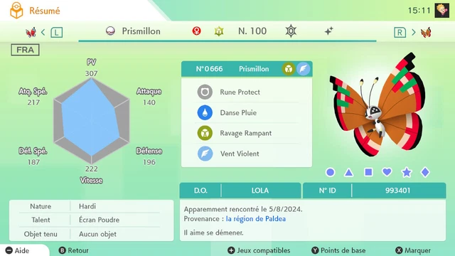 Pack Pokémon Écarlate/Violet : 19 Prismillons Shiny 6IV + Masterball - Version FR Neuf