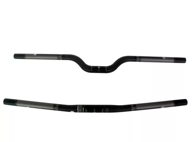 IVEKE 3K matte carbon fiber MTB bike 25.4 mm handlebar flat  rise bars 580 - 660