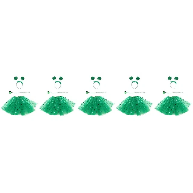 5 Set Di Gonna Tulle Gonne Tutu Donna Patrick Capo Gonna Tututu Verde