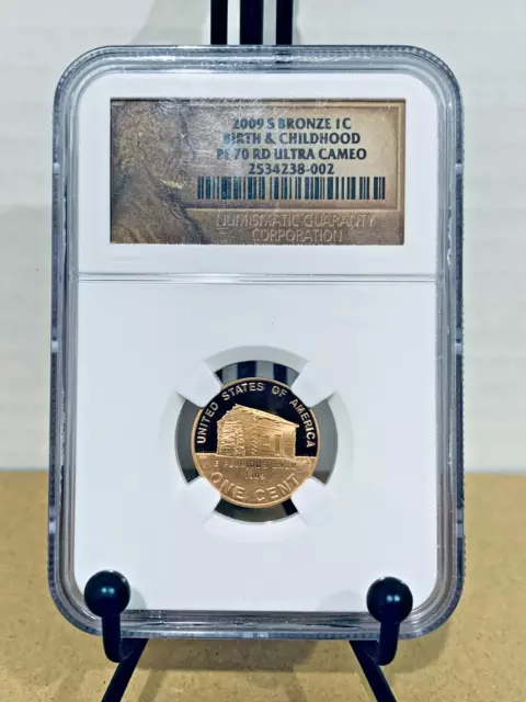 2009-S Lincoln Cent Bronze Birth & Childhood NGC PF70RD UCAM #2534238-002