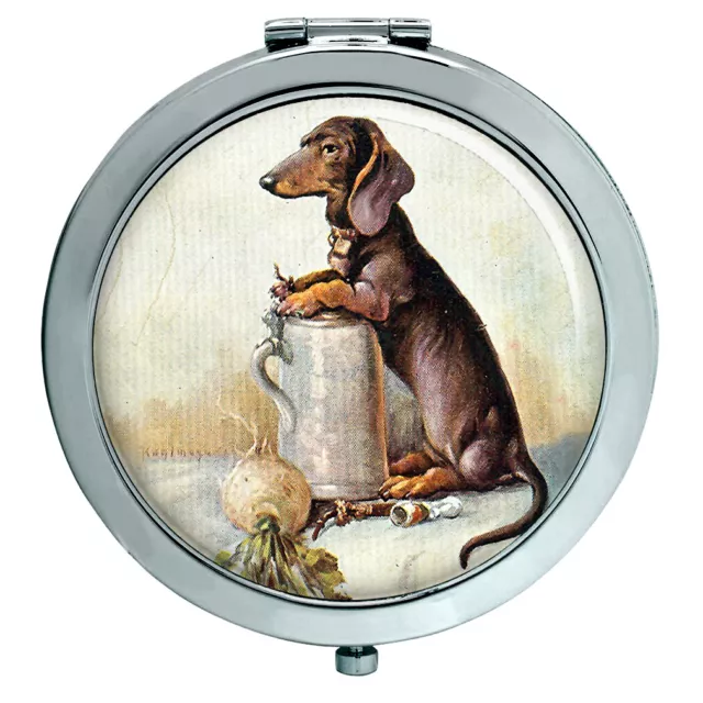 Miniature Dachshund Compact Mirror