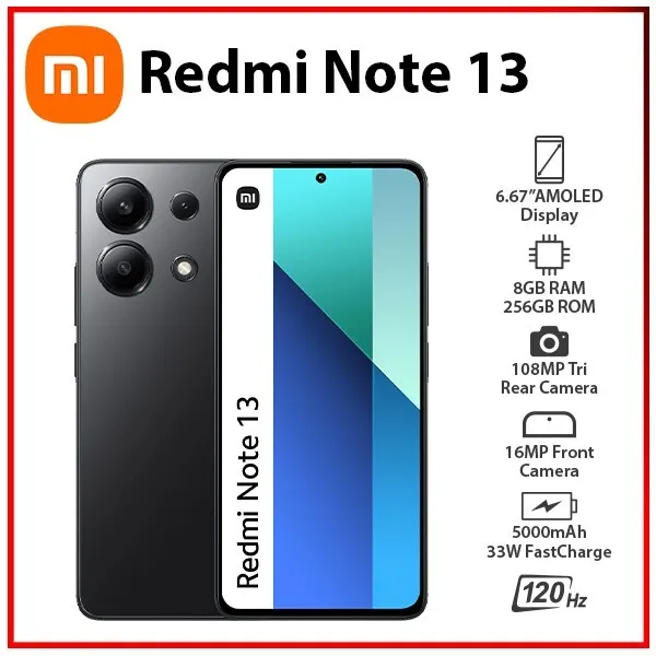 Xiaomi REDMI Note 13 Pro + 5G Factory Unlocked Dual SIM 12GB RAM