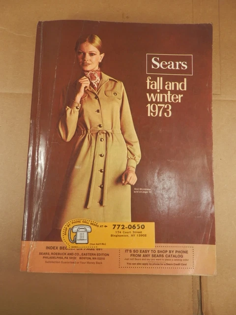 VTG 1973 SEARS Fall & Winter Catalog, Fashion, Tools, Household, Lawn ...