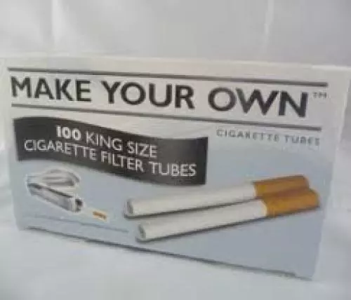 MAKE YOUR OWN KING SIZE FILTER TUBES x 500 - THE NEW CONCEPT TUBES