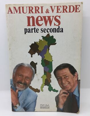 NEWS Parte seconda Amurri & Verde Edizione CDE 1986 Umorismo Comici Satira di e 